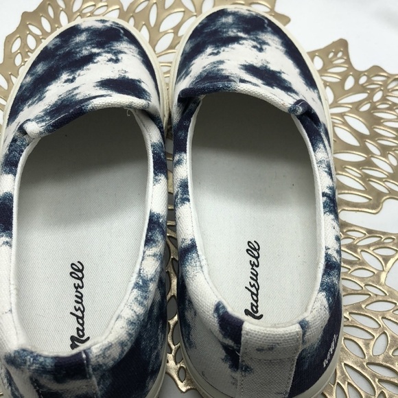 Men’s or Woman’s MADEWELL Tied Dyed Acid Wash Slip On boat Shoes WS 7 MS 5.5 - Picture 7 of 10